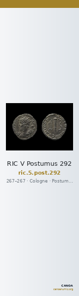 RIC V Postumus 292 — CANOA