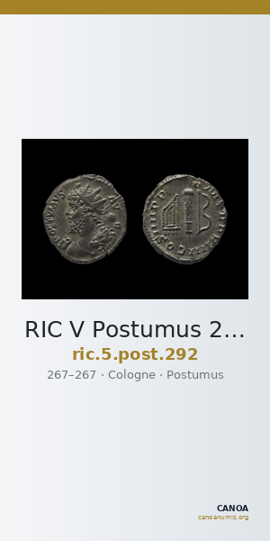 RIC V Postumus 292 — CANOA
