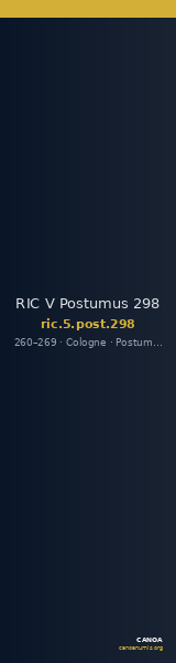 RIC V Postumus 298 — CANOA