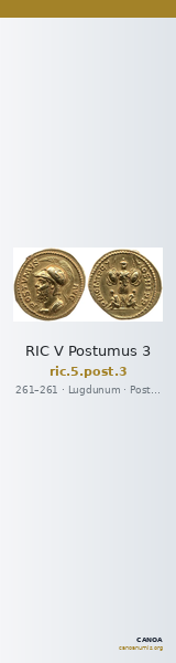 RIC V Postumus 3 — CANOA