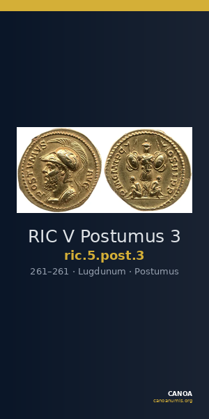 RIC V Postumus 3 — CANOA