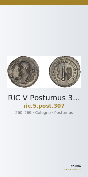 RIC V Postumus 307 — CANOA