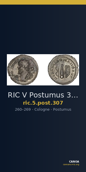 RIC V Postumus 307 — CANOA