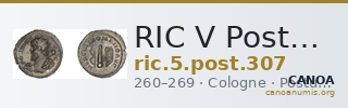 RIC V Postumus 307 — CANOA