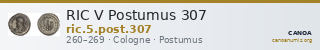 RIC V Postumus 307 — CANOA