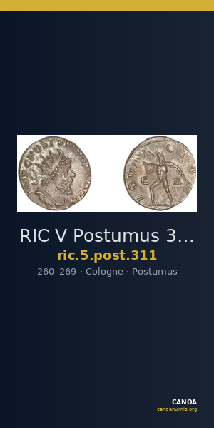 RIC V Postumus 311 — CANOA