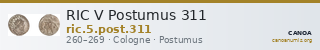 RIC V Postumus 311 — CANOA