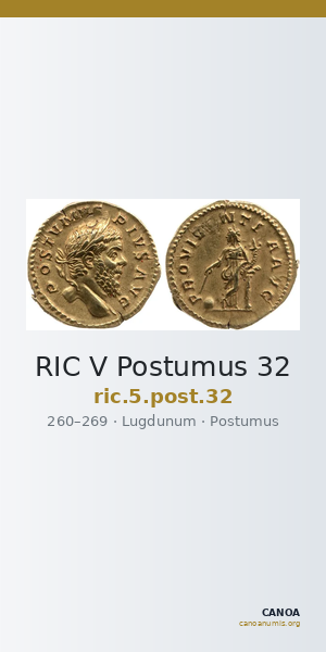 RIC V Postumus 32 — CANOA