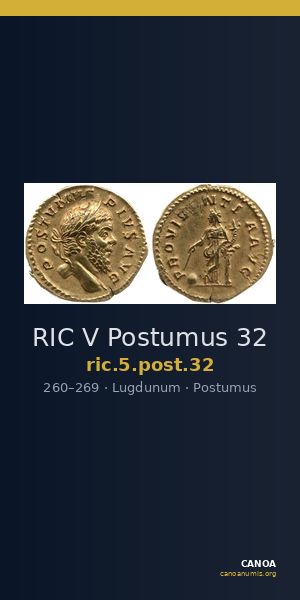 RIC V Postumus 32 — CANOA