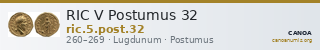 RIC V Postumus 32 — CANOA