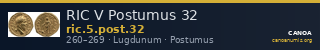 RIC V Postumus 32 — CANOA