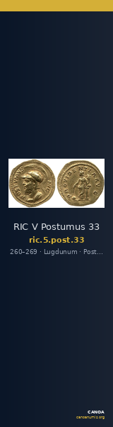 RIC V Postumus 33 — CANOA