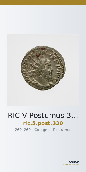 RIC V Postumus 330 — CANOA