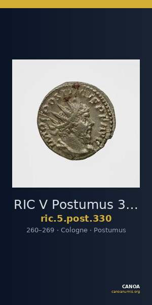 RIC V Postumus 330 — CANOA
