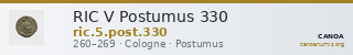 RIC V Postumus 330 — CANOA