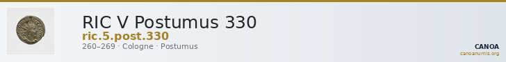 RIC V Postumus 330 — CANOA