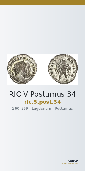 RIC V Postumus 34 — CANOA