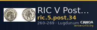 RIC V Postumus 34 — CANOA