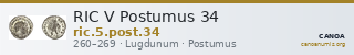 RIC V Postumus 34 — CANOA