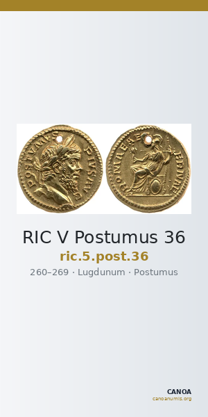 RIC V Postumus 36 — CANOA
