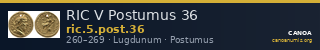 RIC V Postumus 36 — CANOA