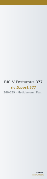 RIC V Postumus 377 — CANOA