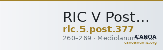 RIC V Postumus 377 — CANOA