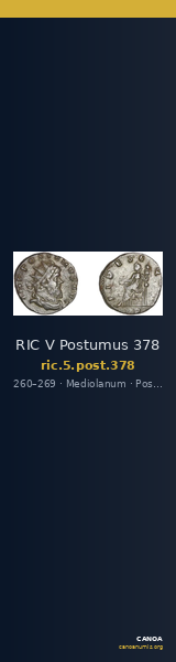 RIC V Postumus 378 — CANOA