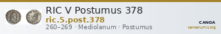 RIC V Postumus 378 — CANOA