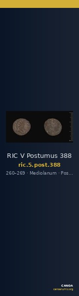 RIC V Postumus 388 — CANOA