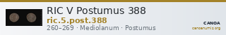RIC V Postumus 388 — CANOA