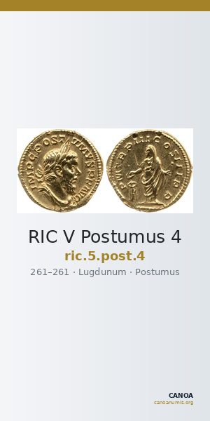 RIC V Postumus 4 — CANOA