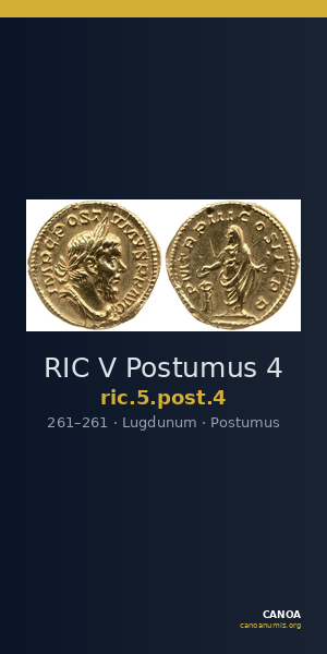 RIC V Postumus 4 — CANOA