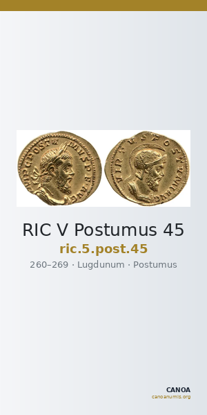 RIC V Postumus 45 — CANOA