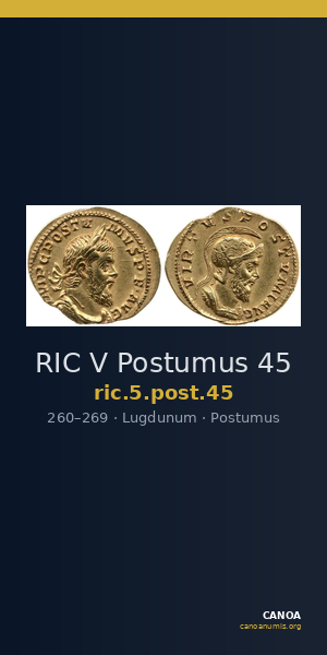 RIC V Postumus 45 — CANOA