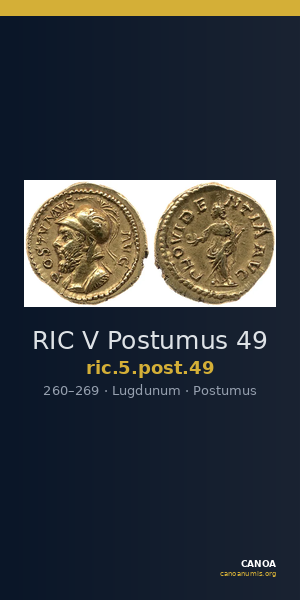 RIC V Postumus 49 — CANOA