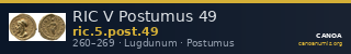 RIC V Postumus 49 — CANOA
