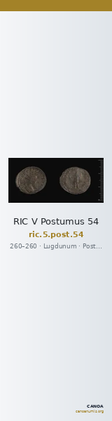 RIC V Postumus 54 — CANOA