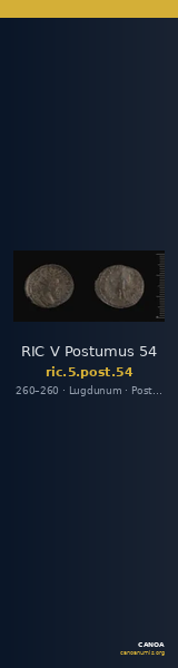 RIC V Postumus 54 — CANOA