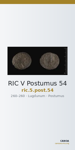 RIC V Postumus 54 — CANOA
