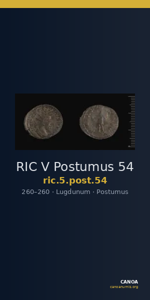 RIC V Postumus 54 — CANOA