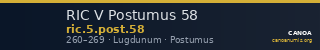 RIC V Postumus 58 — CANOA