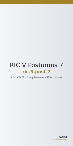 RIC V Postumus 7 — CANOA