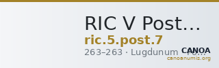 RIC V Postumus 7 — CANOA