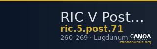 RIC V Postumus 71 — CANOA