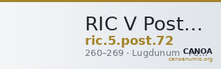 RIC V Postumus 72 — CANOA