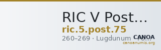 RIC V Postumus 75 — CANOA