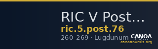 RIC V Postumus 76 — CANOA
