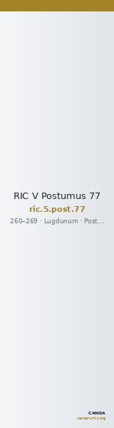 RIC V Postumus 77 — CANOA