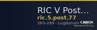 RIC V Postumus 77 — CANOA
